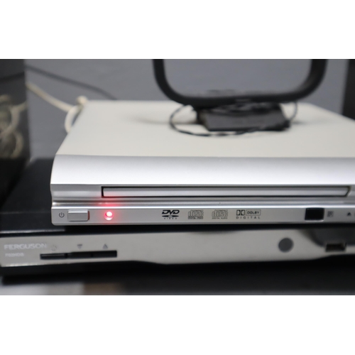 782 - A Selection of Electricals To Include JVC UX-1000 Hi-Fi System, DVD Player, And Ferguson Freeview Bo... 