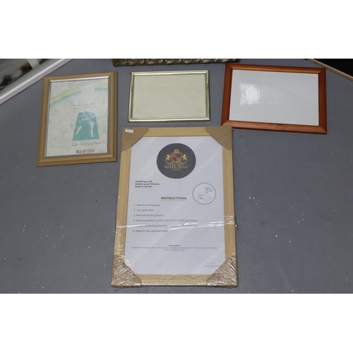 792 - A selection of new picture and certificate frames