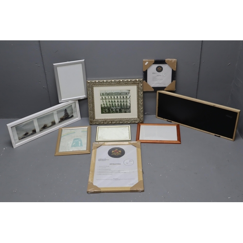 792 - A selection of new picture and certificate frames