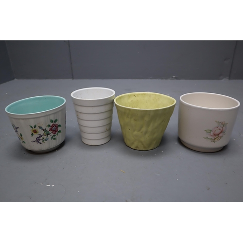 797 - Mixed selection of 10 ceramic planters