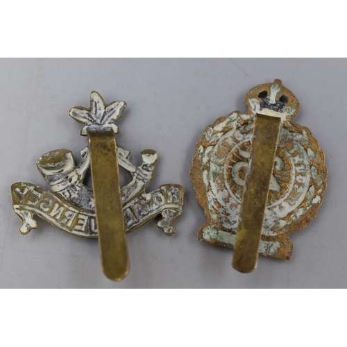 272 - Two Military Cap Badges (25th Battalion Cyclist of London & Royal Guernsey Infantry)