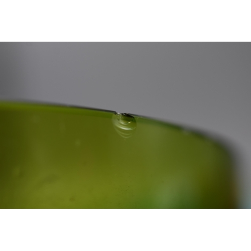 299 - A Set of Six Mid-Century Coloured Glass Bowls, Some With Chips To Rim. Approx 5