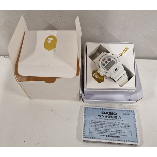 75 - Boxed Casio Bape G-Shock Watch With Paperwork.