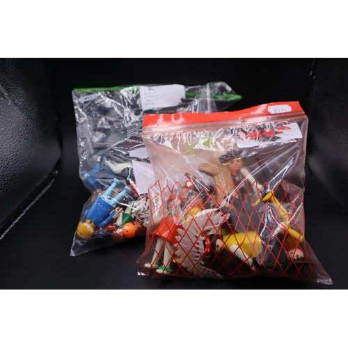 628 - Two bags of playmobil