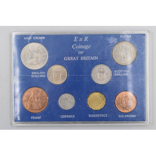 144 - Elizabeth II Coinage of Great Britain set and a Royal Mint United Kingdom Unciculated 1982 Coin St