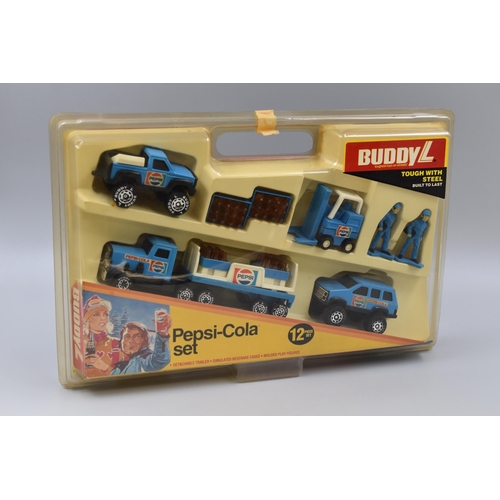 613 - Vintage Sealed As New Buddy L lil Brutes Pepsi-Cola Vehicle Set