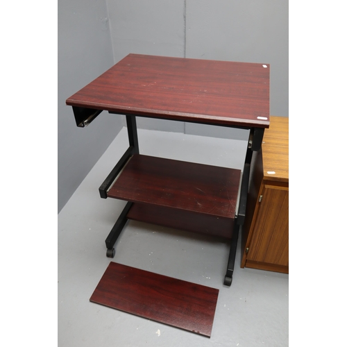 650 - Console / Computer Table Standing on Castors (23