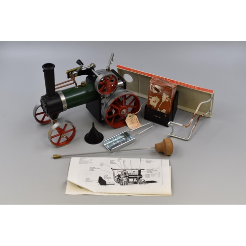 169 - Mamod Limted mobile Steam tractor TE 1A (Complete in box in an unused condition))