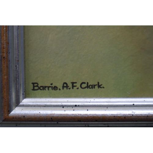 690 - A Framed Barrie AF Clark Spitfire Print, Approx 24