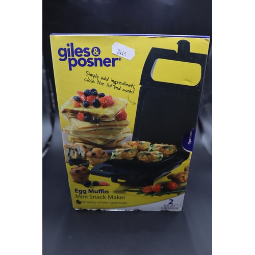 546 - Giles & Posner Egg Muffin Mini Snack Maker