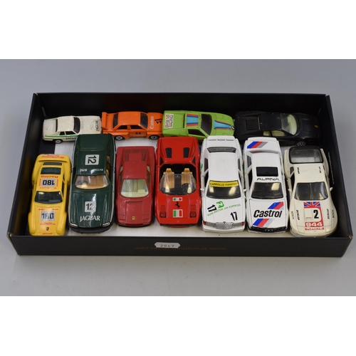 180 - Collection of die-cast model cars including Corgi & Burago plus others