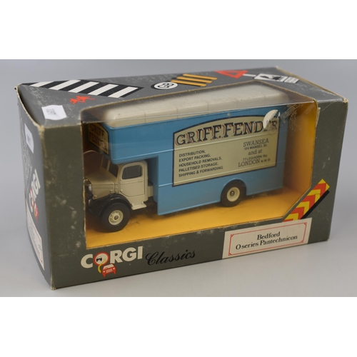 182 - Corgi Classics Bedford 0 Series Pantechnicon 1/50th Scale Die-Cast Model in Box