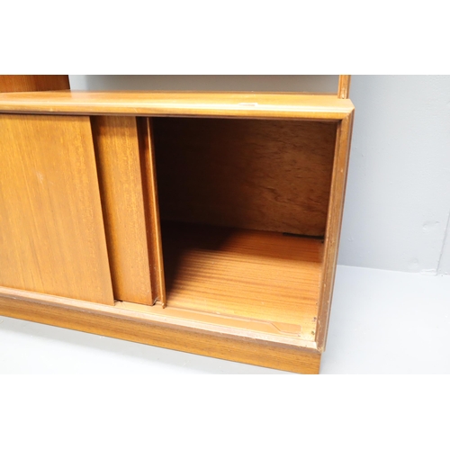 668 - A Retro G Plan Form 5 Bookshelf With Base Unit, Approx 78