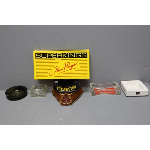 669 - Selection of Vintage Brewery Items including Ashtrays and Drip Tray