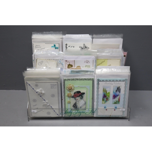 776 - Large Selection of Craft Greetings Card displayed within a Point of Sale Unit