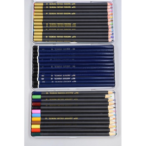 782 - Collection of Professional Artist Drawing Sets to include Derwent, Crimson and Blake, Watercolour Pe... 