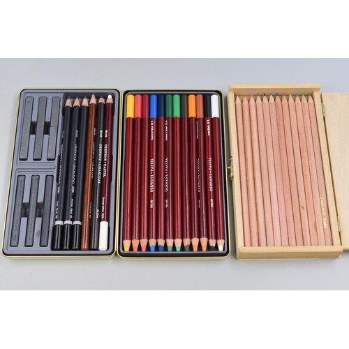 782 - Collection of Professional Artist Drawing Sets to include Derwent, Crimson and Blake, Watercolour Pe... 