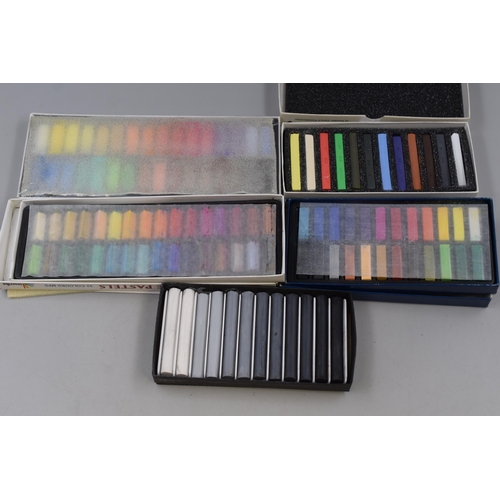 790 - Collection of Professional Artist Pastels Sets to include Reeves, Inscribe, Rowney, Faber-Castell an... 