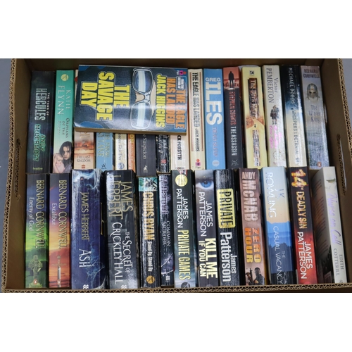 869 - Two Boxes of Books including James Herbert, James Patterson, J K Rowling and More