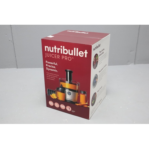 826 - NutriBullet Juicer Pro 1000W with Master Carton completed in original box (Sealed). Stock Photo May ... 