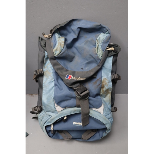 873 - Two Berghaus Travelling / Hiking rucksacks