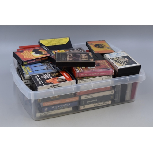 858 - Box of cassette tapes to include Reginald Dixon, Jim Reeves, The Seekers, Peggy Lee and lots more