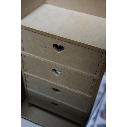 859 - Mixed Lot of Quality Arts and Crafts Items to include Two Four Drawer Storage Units with Contents, S... 