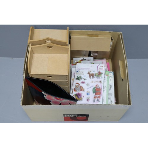 859 - Mixed Lot of Quality Arts and Crafts Items to include Two Four Drawer Storage Units with Contents, S... 