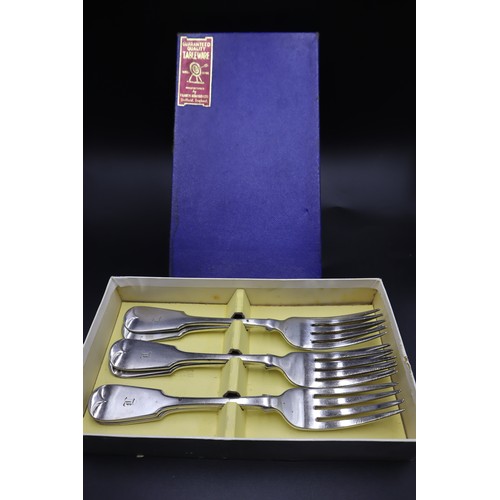 357 - Three Cased Sets of Silver Plated Cutlery including Priestley, and Francis Howard