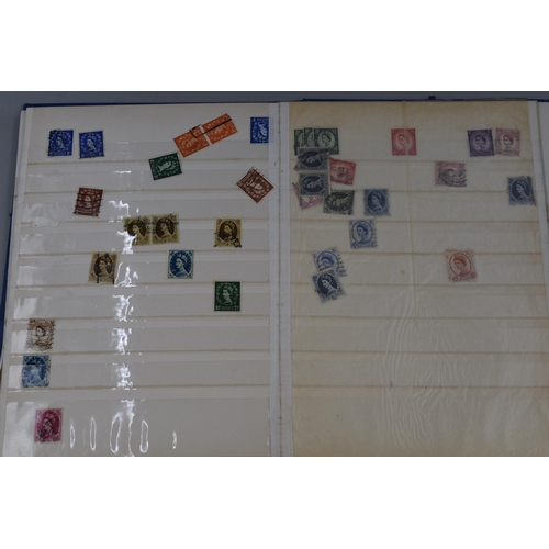 455 - A Selection of Vintage UK Stamps (George V and Elizabeth II), Includes Pictoral