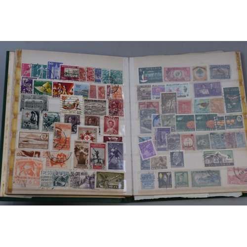 457 - An Album of Various Vintage Worldwide Stamps. Includes Spain, Czechoslovakia, Hong Kong, New Zealand... 