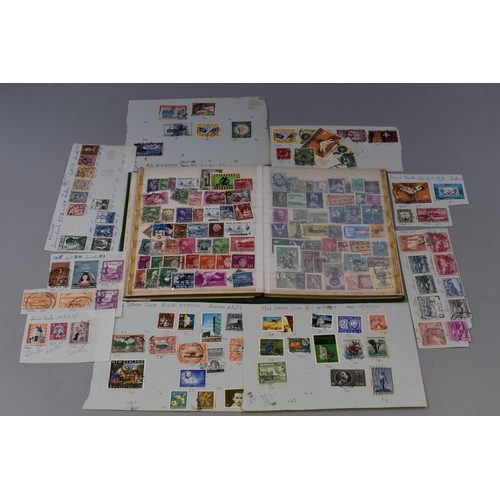 457 - An Album of Various Vintage Worldwide Stamps. Includes Spain, Czechoslovakia, Hong Kong, New Zealand... 