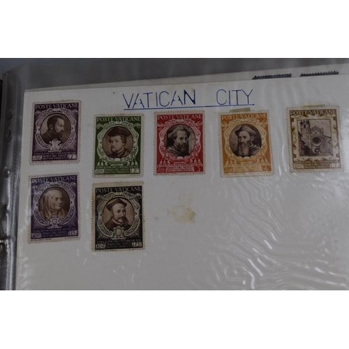 458 - An Album of Various Worldwide Stamps (J-Z). Includes Japan, Korea, Malta, Nigeria, South Africa, USA... 