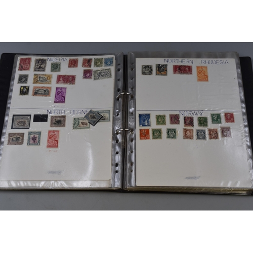 458 - An Album of Various Worldwide Stamps (J-Z). Includes Japan, Korea, Malta, Nigeria, South Africa, USA... 