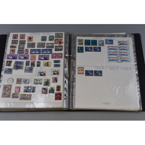 458 - An Album of Various Worldwide Stamps (J-Z). Includes Japan, Korea, Malta, Nigeria, South Africa, USA... 