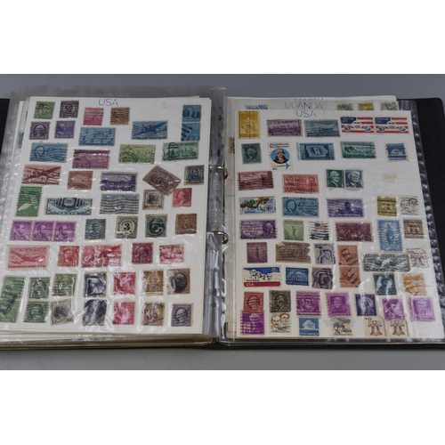 458 - An Album of Various Worldwide Stamps (J-Z). Includes Japan, Korea, Malta, Nigeria, South Africa, USA... 