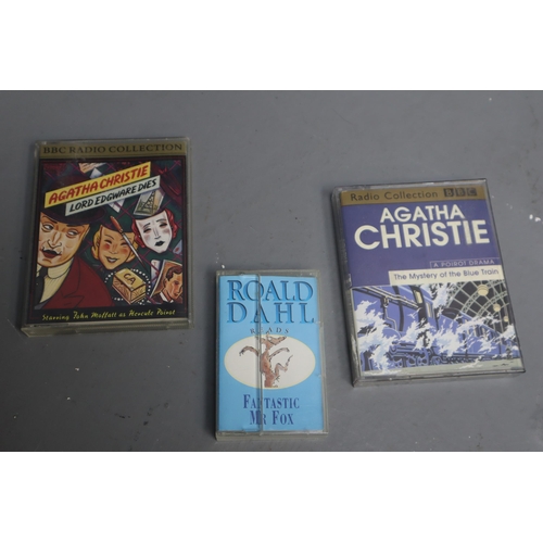 503 - Large Collection of Audio Books on Cassette. Includes Roald Dahl, Dickens, Emily Bronte, And Many Mo... 