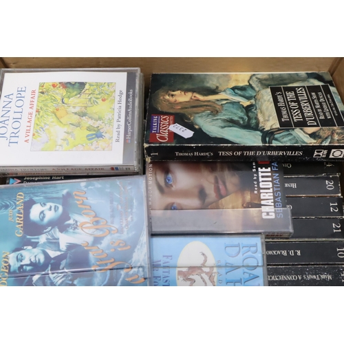 503 - Large Collection of Audio Books on Cassette. Includes Roald Dahl, Dickens, Emily Bronte, And Many Mo... 