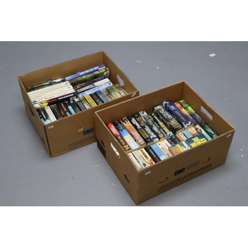 869 - Two Boxes of Books including James Herbert, James Patterson, J K Rowling and More