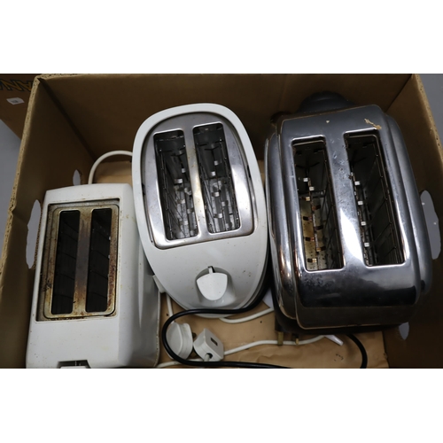 881 - Two Boxes of Toasters and Kettles