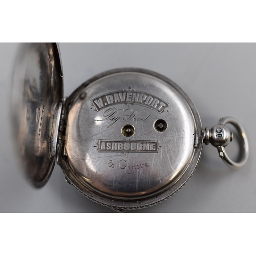 3 - Hallmarked London Silver Cased Pocket Watch (Working When Tested)