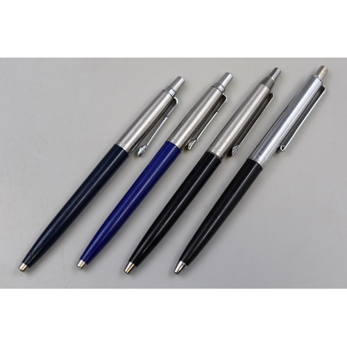 199 - Two Parker and Two Papermate Ball Point Pens