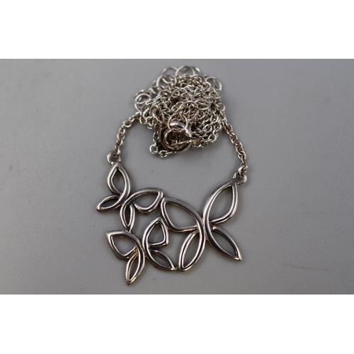 228 - Silver 925, Butterfly Necklace, Complete with Presentation Box