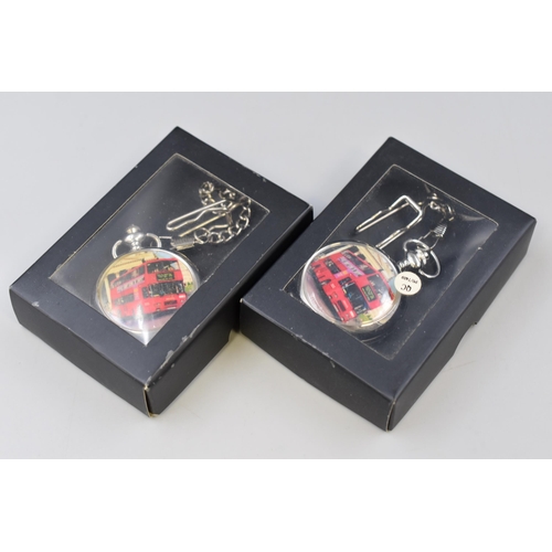 94 - Two Boxed As New Prince London Pocket Watches