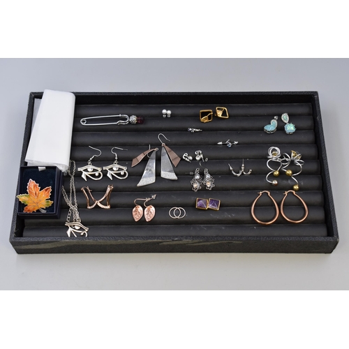 107 - A Selection of Designer Jewellery To Include Eye of Horus Pendant Necklace and Earring Set, Bond-Boy... 