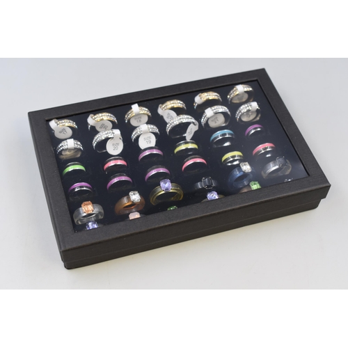 96 - Thirty-Six Designer Rings, In Presentation Box