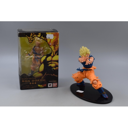 165 - Two Dragonball Z Son Goku Figures. Includes Boxed Super Saiyan Son Goku, And Other. One AF