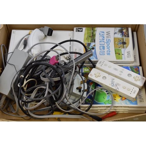 540 - Wii Console Complete with Controllers, Leads and Games