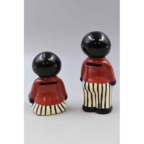 185 - Two Golly Money Boxes (Tallest 6