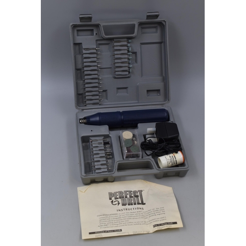 712 - Perfect drill rotary tool set in original carry case